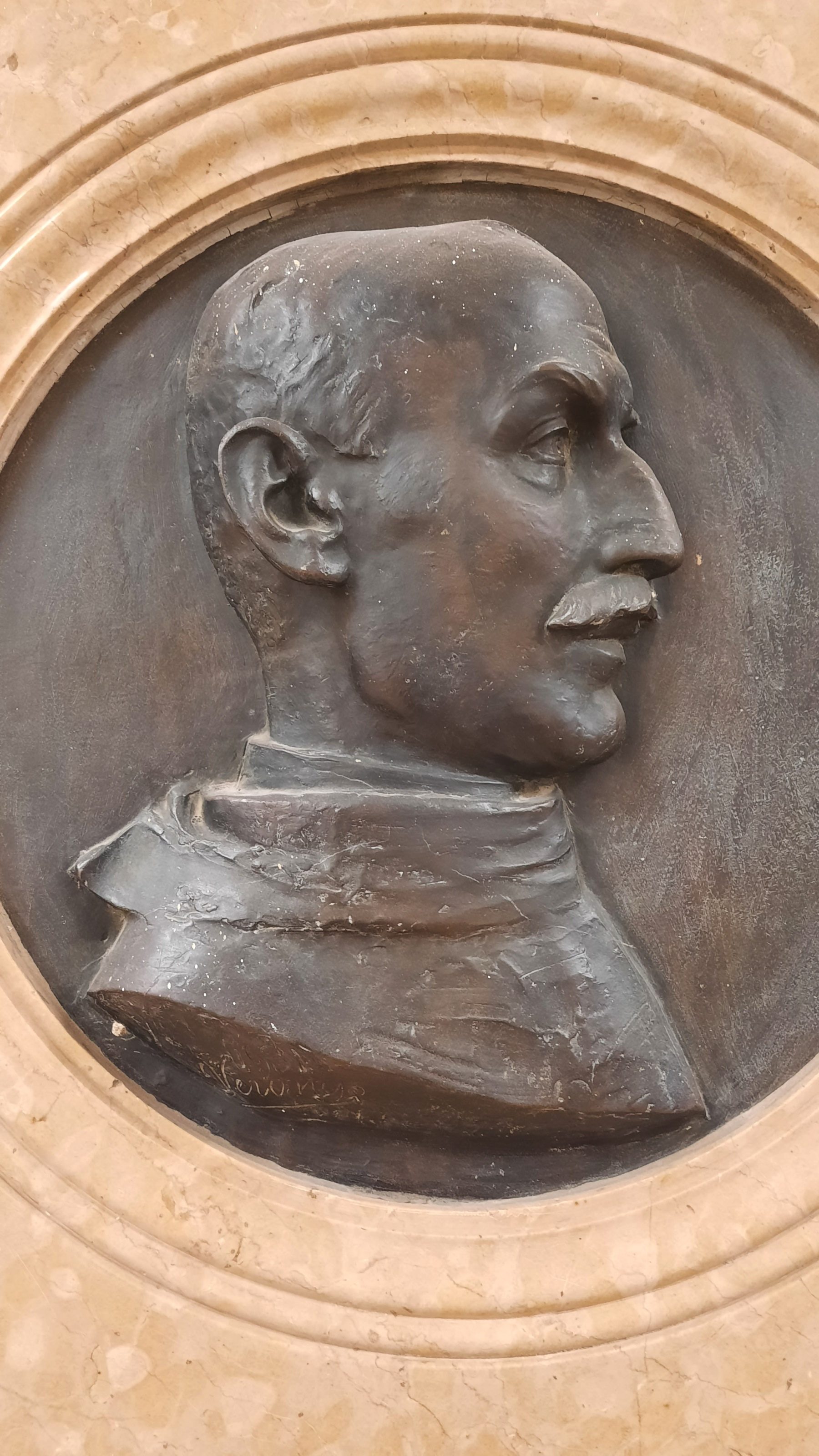 Filippo Franchini's memorial tablet, Ospedale Maggiore, Bologna - 02.jpg